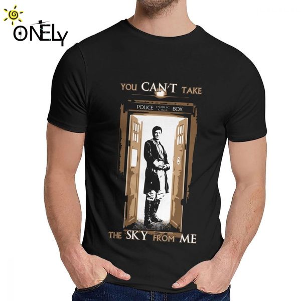 

round neck captain doctor who t-shirt custom man soft slim la camiseta plus size