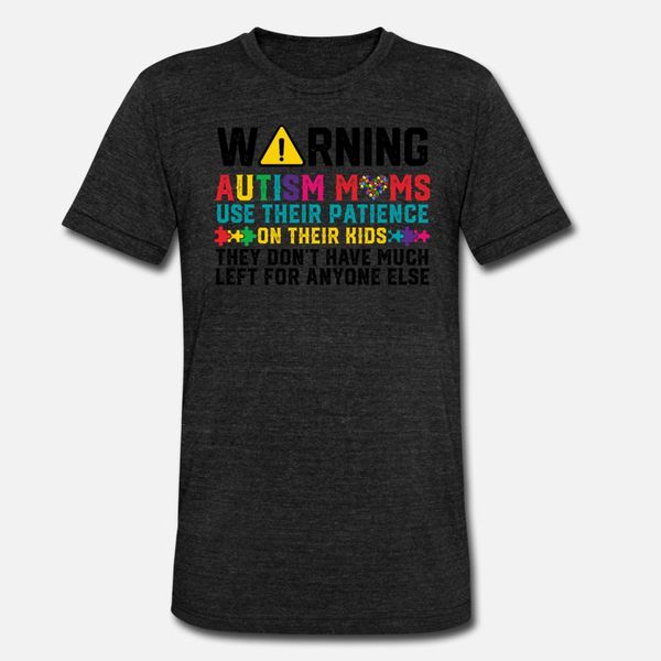 

funny autism mom autism awareness day t shirt men print short sleeve crew neck slim anti-wrinkle new style spring standard shirt
