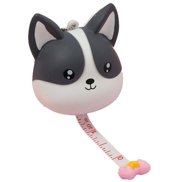 

cartoon tape measure keychain anime cute keychain creative mini tape measure key ring pendants 9 style mix 27pcs/lot wholesale, Silver