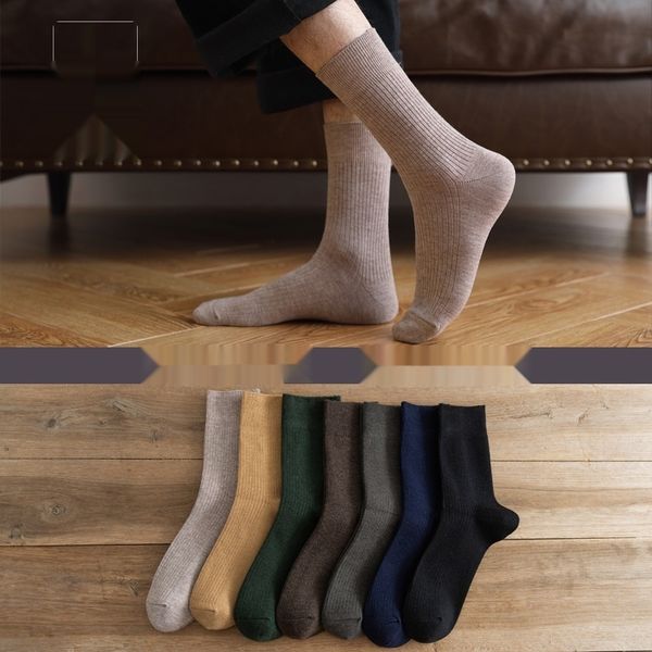 

мужское осеннее и зимние длинные хлопковое stockingssocks и stockingscotton носков корейского стиля дезодорант пот абсорбент чулки модные вс, Black