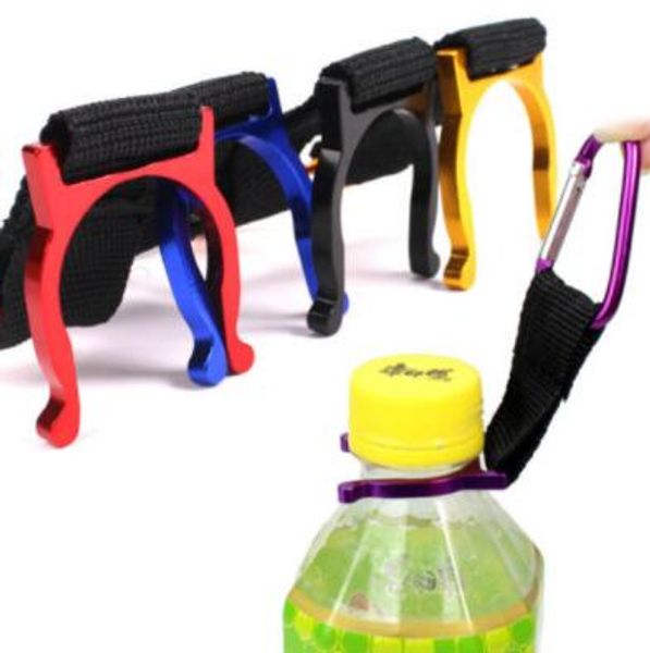 

2019 new outdoors camping carabiner with water bottle clip holder buckle outdoor camping hiking tools ing