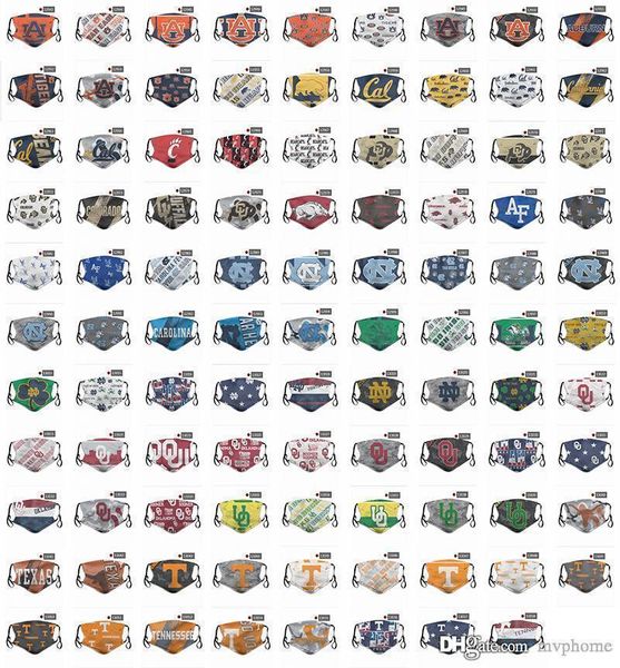 

новый дизайнер 5 слой маски пыли мужчин и женщин хлопка маски дизайнер маски для лица колледжа лиги моды команды логотип маска дышащая лично