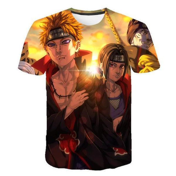 

cool naruto printing pattern elegant 3d print shirts funny kawaii graphic men clothing