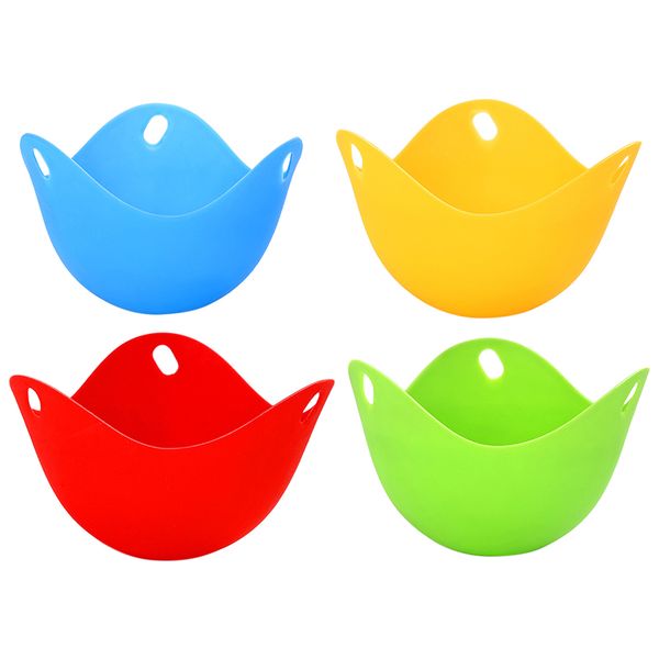 

4pcs food grade silicone high temperature resistance eggs poacher kitchen tool
