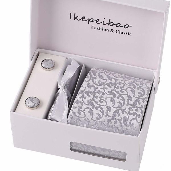 

ikepeibao 8см pasiley corbata полиэстер groom наборы tie запонки мужские silver wedding wide галстук для hombre handerchief моды home003 ро, Black;blue