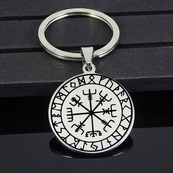 

vintage viking solomon key chain for men woman hexagram the seal of the seven archangels seals of solomon jewelry, Silver