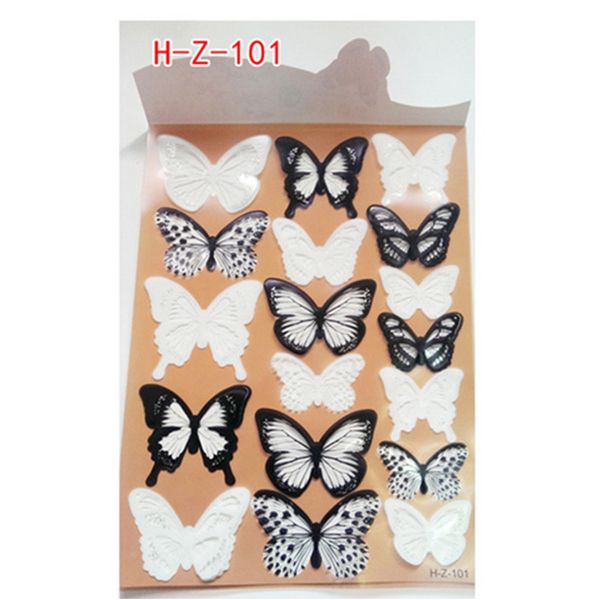 

18pcs 3d butterfly removable wall stickers art home decor pvc butterflies