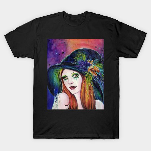 

men t-shirt isadore halloween witch by renee lavoie tshirt women t shirt men cotton tees harajuku