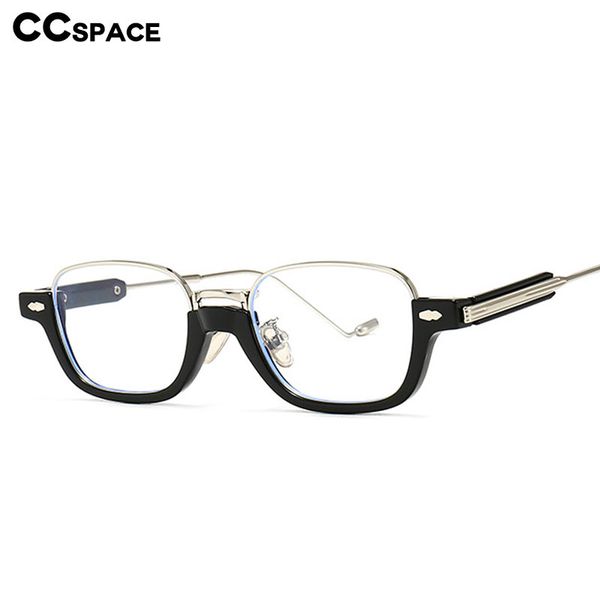 

46533 retro half frame anti-blue light sunglasses men women fashion shades uv400 vintage glasses, White;black