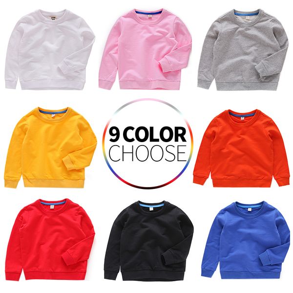 

hoodies sweatshirts girls kids shirt cotton baby children boys autumn clothes toddler clothing sweater child's infant 200923, Black