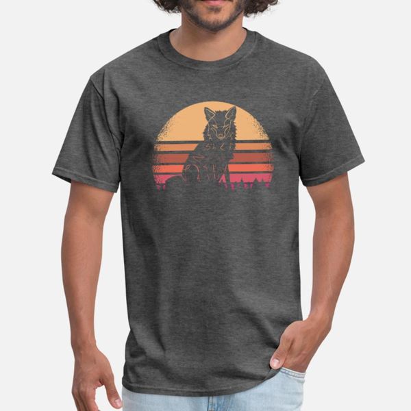 

fox vintage t shirt men custom tee shirt s-xxxl clothes fit authentic spring autumn family shirt, White;black