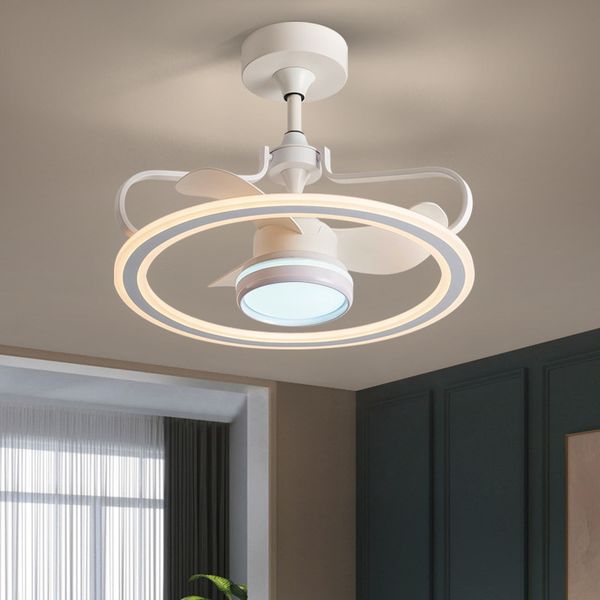 

electric fans fan lamp ceiling nordic simple invisible bedroom dining room live integration