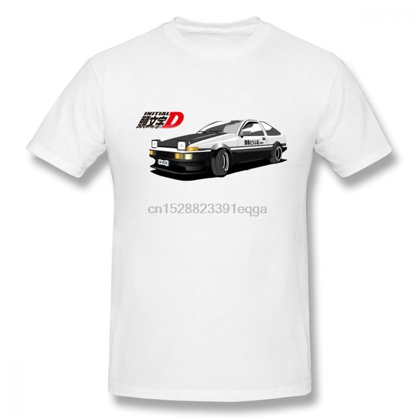 

initial d drift ae86 car t-shirt for men plus size 4xl team tshirt