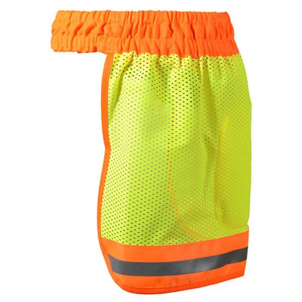 

safety hard hat helmet neck cover reflective high visibility mesh sun protector, Blue;gray