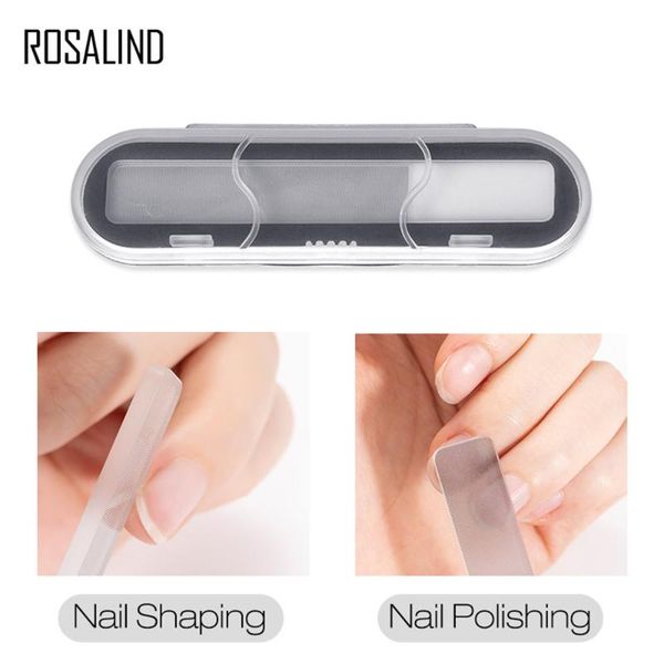

nail files 1pc transparent nano glass file professional sanding polishing cleanable shiny grinding buffer art manicure tool