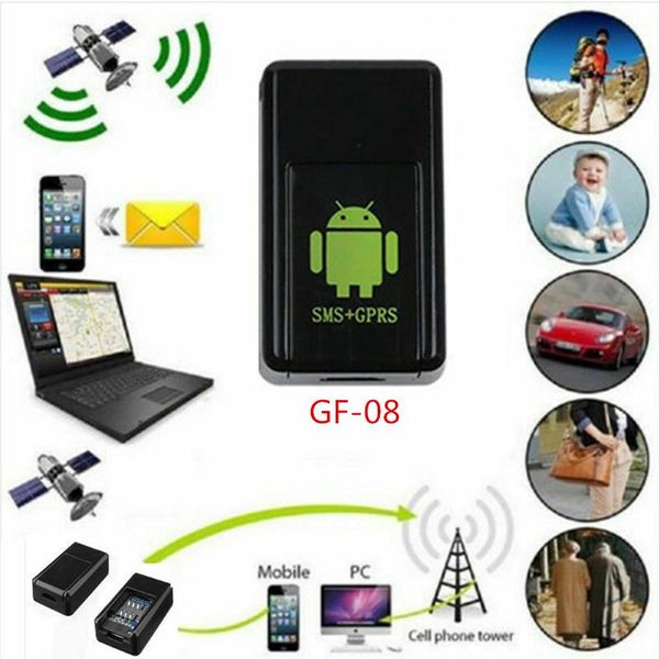 

cgjxsmini gps tracker device gf08 mini vehicle gsm locator real -time tracker video with voice recorder easy install for car vs gf -07 a8 tk