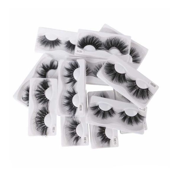 

2020 25mm 3d mink eyelash false eyelashes 100% mink eyelash extension 5d mink lashes thick long dramatic eye lashes fast ship