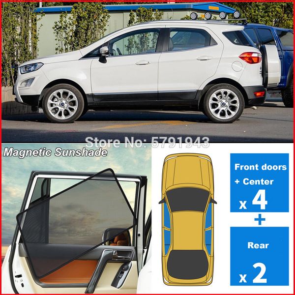 

anti-mosquito net for ecosport car windows magnetic fabric sun shade sun visor protection window films mesh curtain