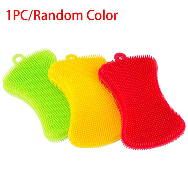 

dishwashing brush silica gel food grade tableware melon vegetables soap shape