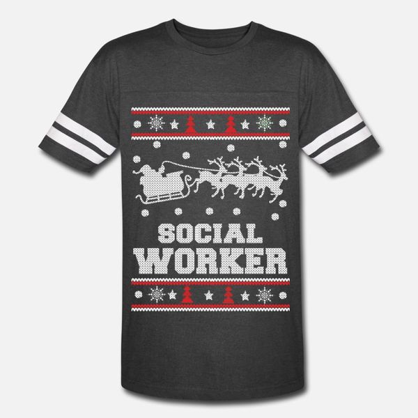 

social worker awesome christmas worker sweater t shirt men character cotton s-xxxl clothing cute casual spring autumn outfit shirt
