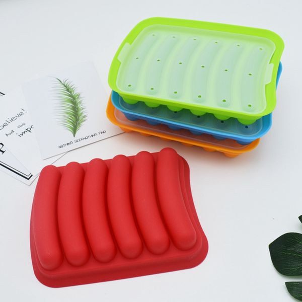 

creative sausage making mold diy silicone handmade burger dog ham sausage manufacturer reusable mold kitchen accessories vt1703