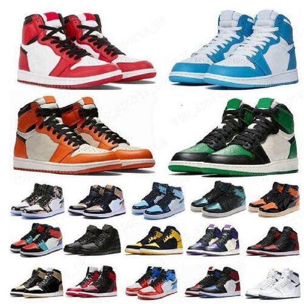 

2020 1 sneakers shadow smoke grey unc 1s basketball shoes turbo green mens women trainers us5.5-12