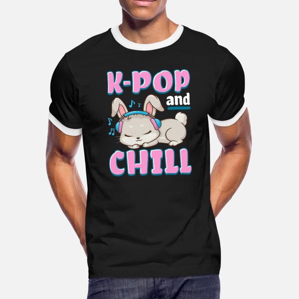 

k pop music t shirt men knitted tee shirt o neck cool fit funny summer outfit shirt