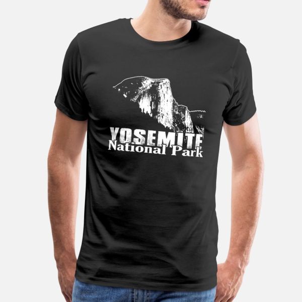 

yosemite national park t shirt men design 100% cotton s-xxxl vintage crazy fashion spring normal shirt