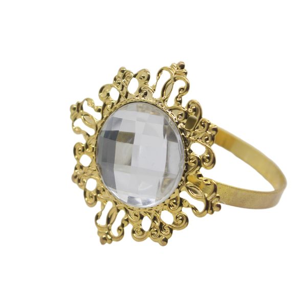 

12pcs wedding diamond decoration napkin rings l west dinner acrylic home