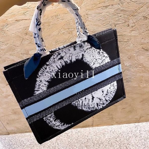 

new sell fashion brand designer women handbags large letter shoulder shopping bags flower beach bags lady embroidery