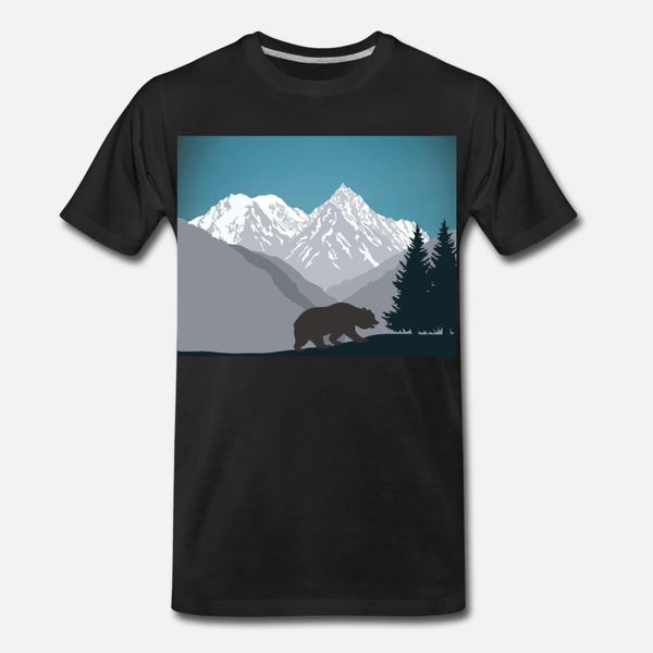 

vintage great smoky mountains national park bear t shirt men print 100% cotton o neck letters crazy humor summer style trend shirt