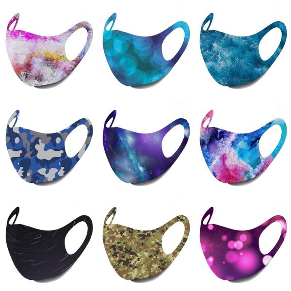 

новый звездное небо велоспорт маски для печати hairband открытый face mask байдена оголовье свет дышащий edc мягкая магия головных уборов 8