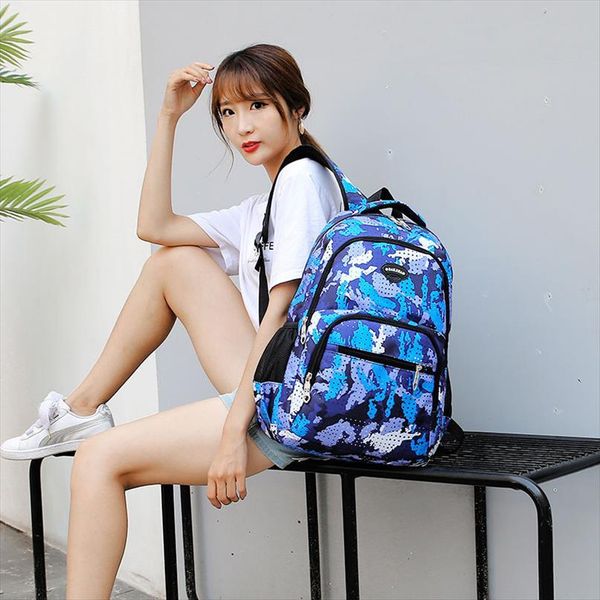 

2020 new fashion nylon backpack schoolbags for girls boys teenagers casual children travel bags rucksack printing mochilas