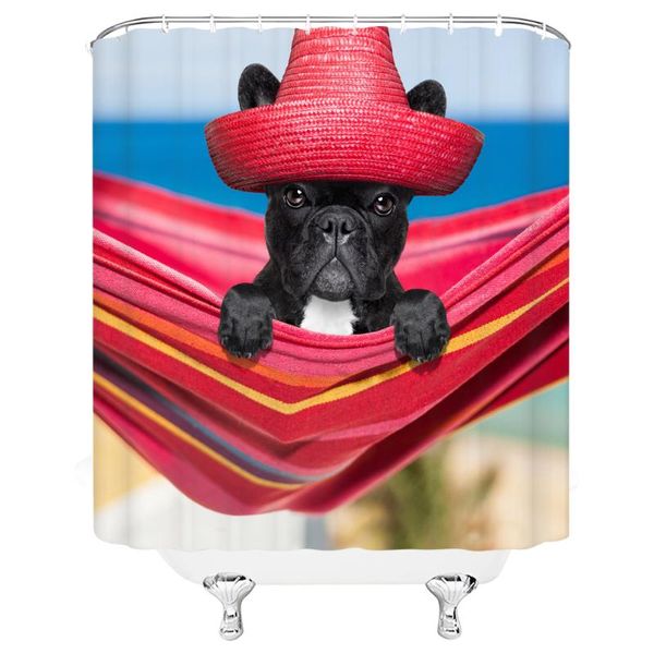

Hi Pigo Waterproof And Mildew Proof Fabric Shower Curtain Bathroom 72 "x 72" w / 12 Hook Free Delivery