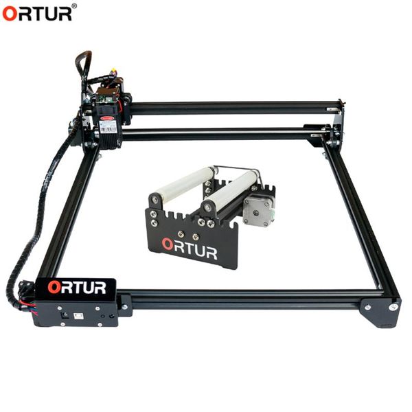 

cnc laser engraver kits logo carving engraving cutting machine logo picture marking for column cylinder engraving / yrr module