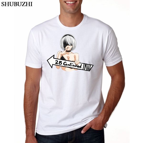 

men's t shirt 2b continued nier automata awesome artwork drawing printed tee