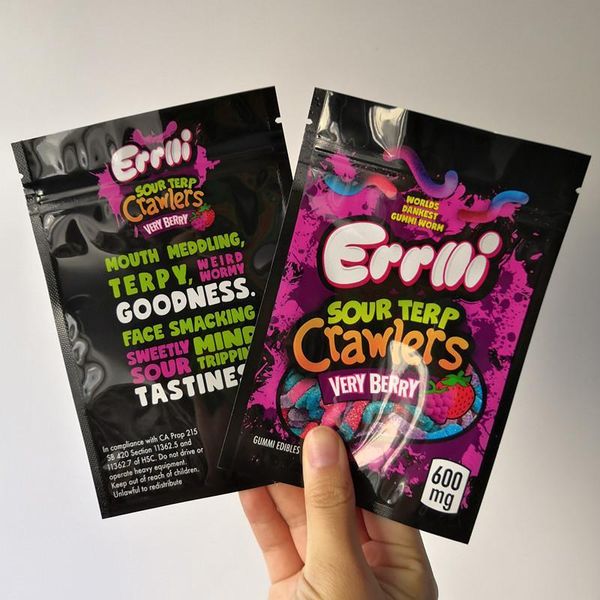 

mylar errlli vape bags bag proof smell crawlers childproof sour pouch just 2020 3.5g plusher shipping terp jjxh lfizn