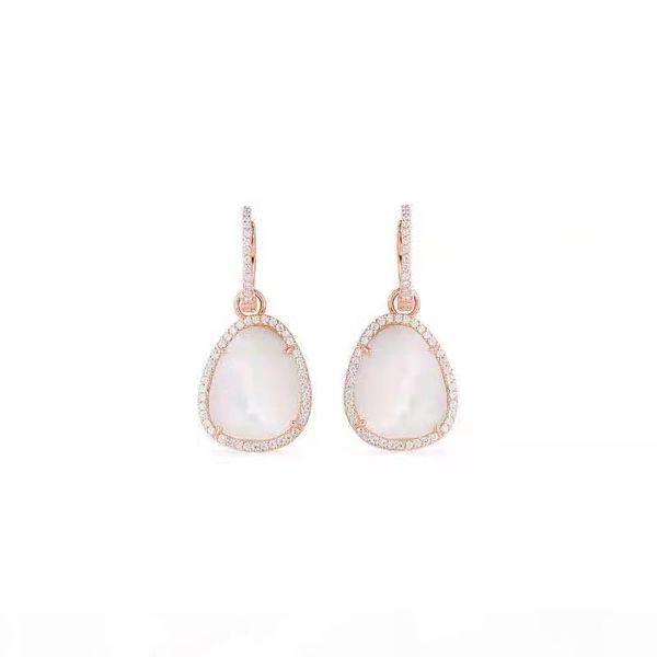 

europe and america new ol fashion women earrings rose gold plated trendy earrings necklace for party wedding nice gift, Golden;silver