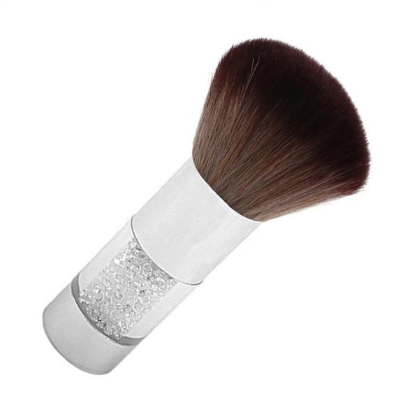 

волосы ногтя 1pc ногтей маникюр кисть салон аксессуары искусство инструменты кристалл мягкие щетки для чистки ногтей алмазный порошок кисть, Yellow