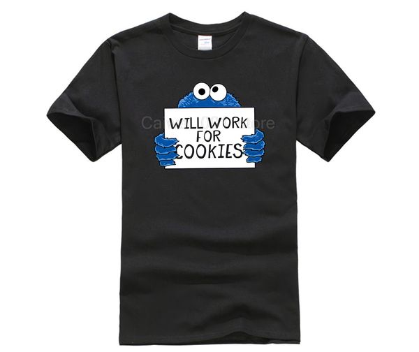 

fashion 2019 trend t shirt printed men cotton o neck short sleeve new style will work for cookies t shirt for women