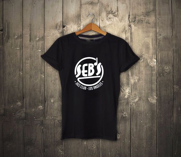 

2019 brand in fashion cotton tee shirts jazz club inspired by la la land t shirt men and men brand clothing tees