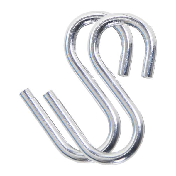

2pcs stainless steel fishing hiking hammock hook portable travel s shape durable