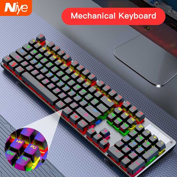 

mechanical keyboards led usb wired computer keyboard gamer backlit switch gaming keyboard for pc lapdesaccessories