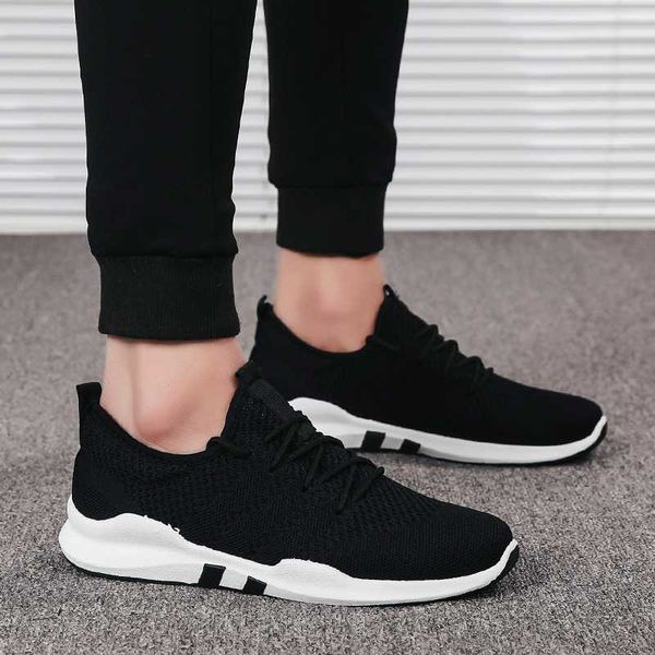 

trend running shoes men sport shoes breathable mesh non-slip lace-up sneakers gym athletic outdoor walking jogging