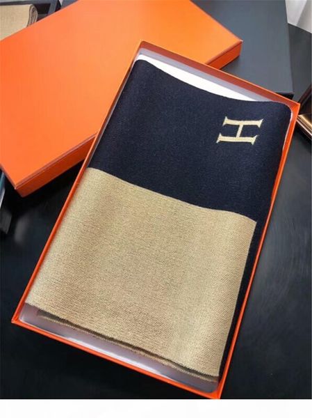 

autumn and winter scarf fashion brand 2019 selling couple love scarf warm beautiful tassel long scarves outdoor warm soft scarf, Blue;gray