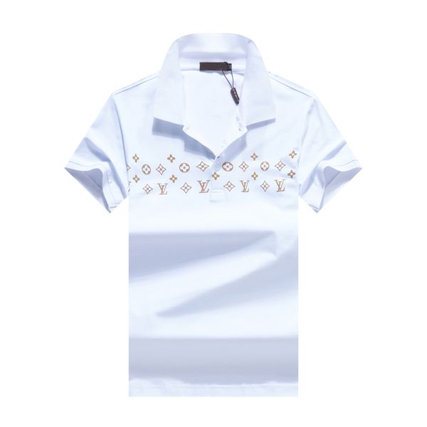 

new brand designer polo shirts men casual polo shirt fashion medusa print luxury t shirt high street mens street wear sport polos m-3xl, White;black