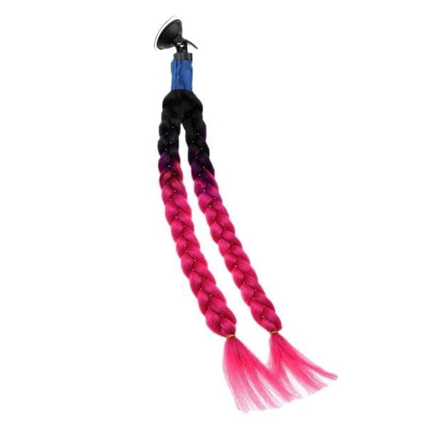 

punk стиль мотоцикл gradient ramp шлет плетенка twist braid horn motorbike анфас off road горячего