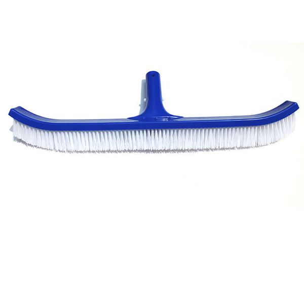 

18 inch curved scrubbing floor swimming pool aquarium fish pond spa bristles brush dirt cleaner