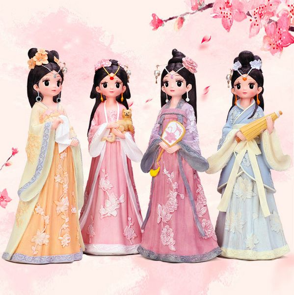 

creative travel gifts antique hanfu girls plaid decoration girls birthday gift tanabata teachers day gift