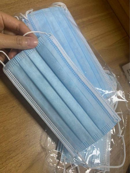 

layer dust part wmcc masks non-woven 3-ply facnu soft breathable 1b05 mask disposable ear-loop masks dust mouth outdoor fa disposable e xvbb